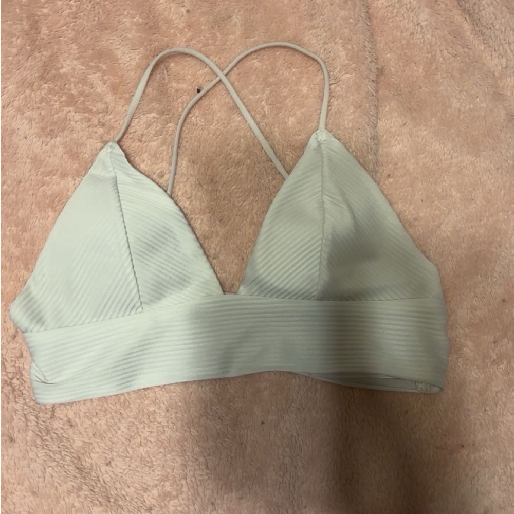 White swimsuit top